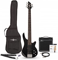 Guitar Gear4music Chicago 5 String Bass Guitar 15W Amp Pack 