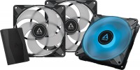 Computer Cooling ARCTIC P14 PWM PST RGB Triple Pack with Controller 