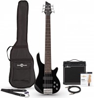 Guitar Gear4music Chicago 6 String Bass Guitar 15W Amp Pack 