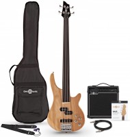 Photos - Guitar Gear4music Chicago Fretless Bass Guitar 15W Amp Pack 