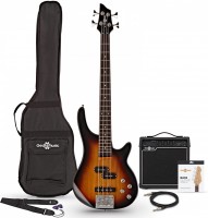 Guitar Gear4music Chicago Short Scale Bass Guitar 15W Amp Pack 
