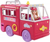 Doll Barbie Chelsea Fire Truck Vehicle HCK73 