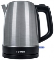 Photos - Electric Kettle RAVEN EC 022 2200 W 1.7 L  stainless steel