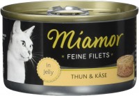 Photos - Cat Food Miamor Fine Fillets in Jelly Tuna/Cheese 100 g 