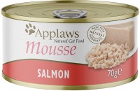Photos - Cat Food Applaws Adult Mousse with Salmon 