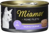 Photos - Cat Food Miamor Fine Fillets in Jelly Tuna/Calamari Canned 