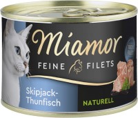 Photos - Cat Food Miamor Fine Fillets Naturelle Skipjack Tuna 80 g 