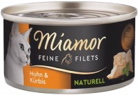 Photos - Cat Food Miamor Fine Fillets Naturelle Chicken/Pumpkin 80 g 