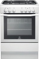 Photos - Cooker Indesit I 6GG1W white