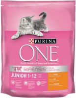 Photos - Cat Food Purina ONE Junior Dual Defense with Chicken  800 g
