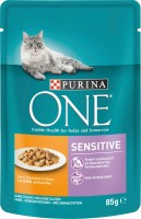 Photos - Cat Food Purina ONE Sensitive Chicken/Carrots 85 g 