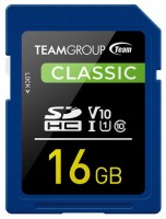 Photos - Memory Card Team Group Classic SD Class 10 V10 UHS-1 U1 16 GB