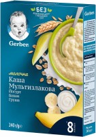Photos - Baby Food Gerber Milk Porridge 8 240 