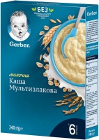 Photos - Baby Food Gerber Milk Porridge 6 240 