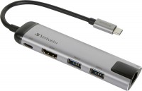Card Reader / USB Hub Verbatim USB-C Multiport Hub 