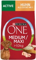 Photos - Dog Food Purina ONE Adult Medium/Maxi Active Chicken 7 kg 