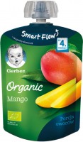 Photos - Baby Food Gerber Organic Fruit Puree 4 80 