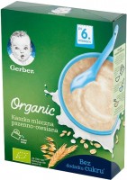 Photos - Baby Food Gerber Organic Milk Porridge 6 240 