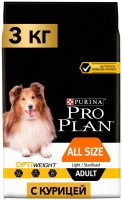 Dog Food Pro Plan Adult Light/Sterilised Chicken 3 kg