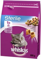 Photos - Cat Food Whiskas Sterilized Salmon 0.8 kg 