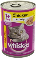 Photos - Cat Food Whiskas 1+ Can with Chicken in Jelly 390 g 