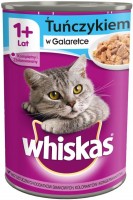 Photos - Cat Food Whiskas 1+ Can with Tuna in Jelly 400 g 