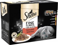 Cat Food Sheba Fine Flakes Succulent Collection in Jelly  12 pcs