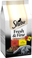 Cat Food Sheba Fresh/Fine Beef/Chicken in Gravy 6 pcs 