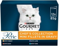 Cat Food Gourmet Perle Chef's Collection in Gravy  12 pcs