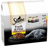 Cat Food Sheba Fresh/Fine Meat Collection in Gravy 15 pcs 