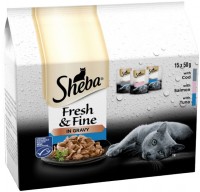 Cat Food Sheba Fresh/Fine Fish Collection in Gravy 15 pcs 