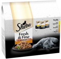 Photos - Cat Food Sheba Fresh/Fine Poultry Collection in Gravy  15 pcs