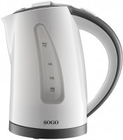 Photos - Electric Kettle Sogo SS-7710 2200 W 1.7 L  white