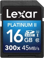Photos - Memory Card Lexar Platinum II 300x SD 16 GB