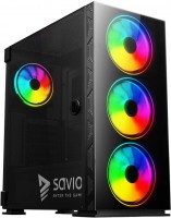 Photos - Computer Case SAVIO Prime X1 ARGB black