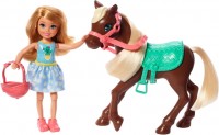 Doll Barbie Club Chelsea and Horse GHV78 
