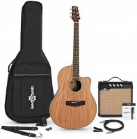 Acoustic Guitar Gear4music Deluxe Roundback Guitar 15W Amp Pack 