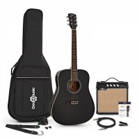 Photos - Acoustic Guitar Gear4music Dreadnought Electro Acoustic Guitar 15W Amp Pack 