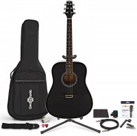 Acoustic Guitar Gear4music Dreadnought Left Handed Acoustic Guitar Accessory Pack 