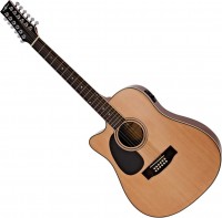 Photos - Acoustic Guitar Gear4music Dreadnought Left-Handed 12-String Acoustic Guitar 