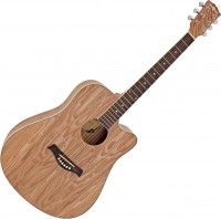 Photos - Acoustic Guitar Gear4music Deluxe Dreadnought Cutaway Acoustic Guitar Willow 