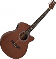 Acoustic Guitar Gear4music Deluxe Single Cutaway Electro Acoustic Guitar Sapele 