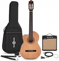 Photos - Acoustic Guitar Gear4music Deluxe Left Handed Electro Classical Guitar Amp Pack 
