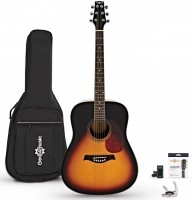Photos - Acoustic Guitar Gear4music Deluxe Dreadnought Acoustic Guitar Pack Mahogany 