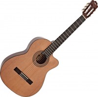 Acoustic Guitar Gear4music Deluxe Single Cutaway Classical Acoustic Guitar 