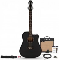 Acoustic Guitar Gear4music Dreadnought 12 String Electro Acoustic Guitar Amp Pack 