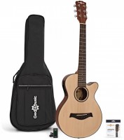 Photos - Acoustic Guitar Gear4music 3/4 Single Cutaway Electro Acoustic Guitar Accessory Pack 