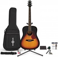 Acoustic Guitar Gear4music Dreadnought Acoustic Guitar Complete Player Pack 