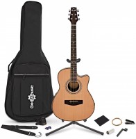 Acoustic Guitar Gear4music Roundback Acoustic Guitar Complete Player Pack 