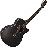 Acoustic Guitar Gear4music Compact Cutaway Electro-Acoustic Travel Guitar 